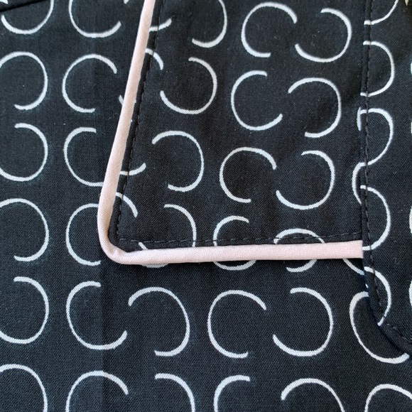 Stars Above Short Sleeve Black & White Graphic Print Pajama Top Size S - Picture 7 of 11